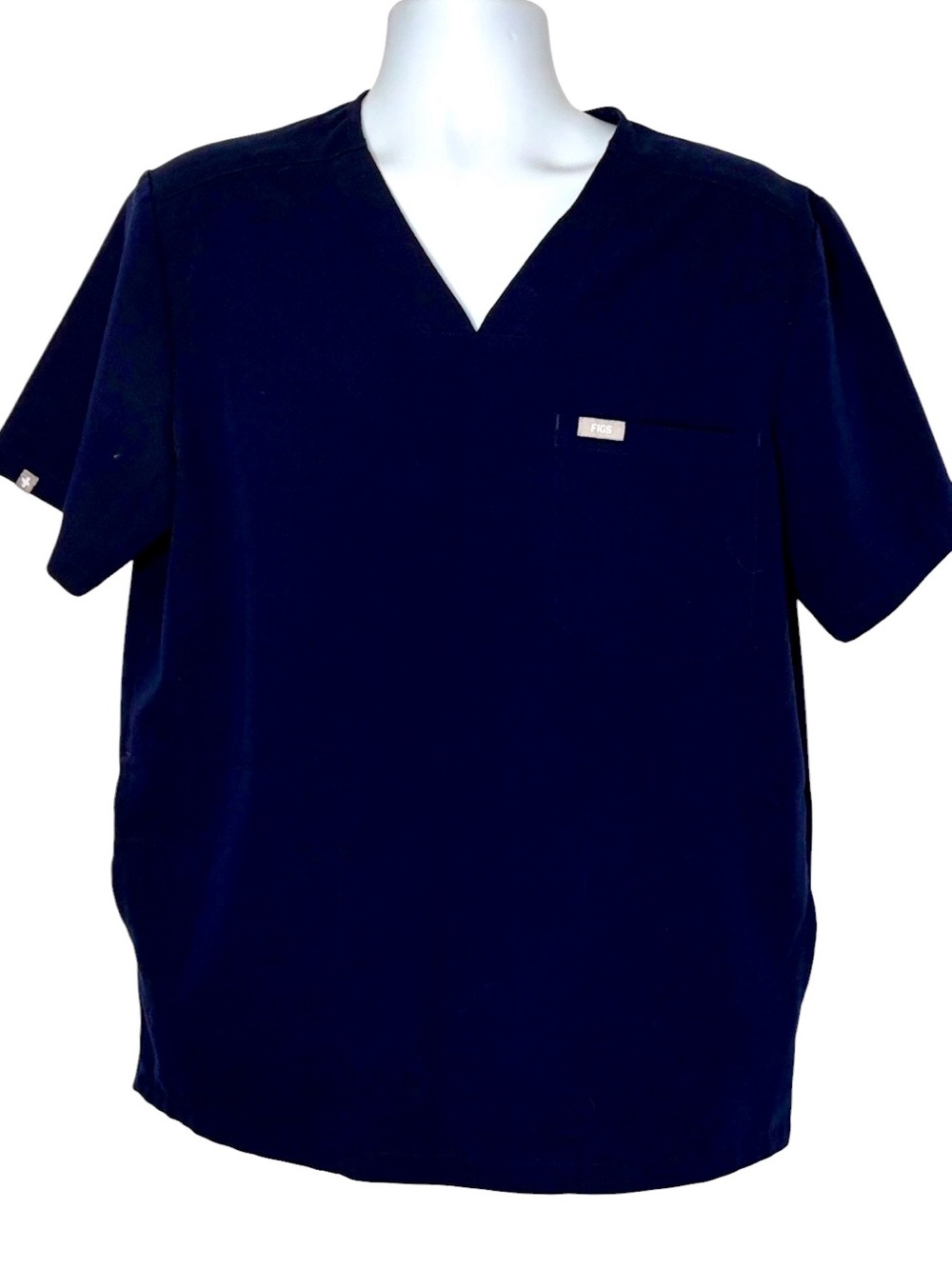 Figs Mens Scrub Shirt, 3 pockets, size Large